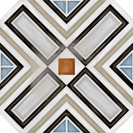 Керамическая плитка Vives Ceramica Octogono Ritter Multicolor 20x20