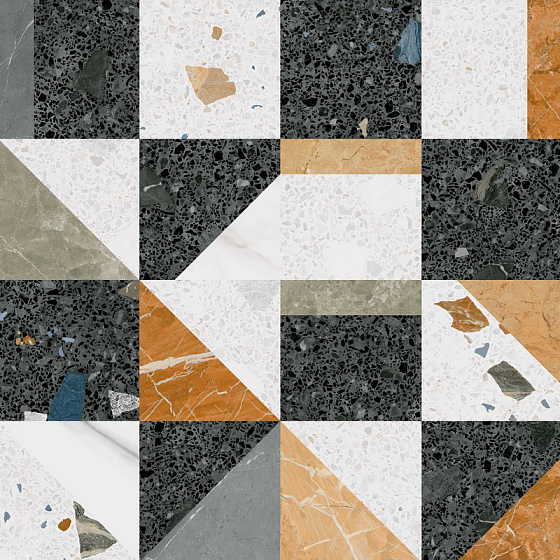 Керамогранит ARCANA STRACCIATELLA Stellato-r Multicolor 80x80 см ARC_STR_SM