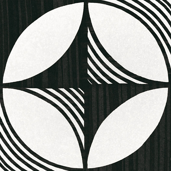 Керамогранит EQUIPE CAPRICE DECO Deco Compass B&W 20x20 см 22123