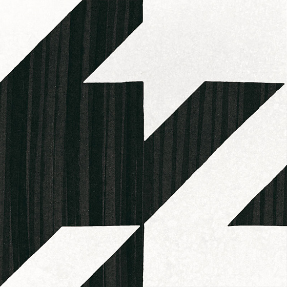 Керамогранит EQUIPE CAPRICE DECO Deco Tweed B&W 20x20 см 22128