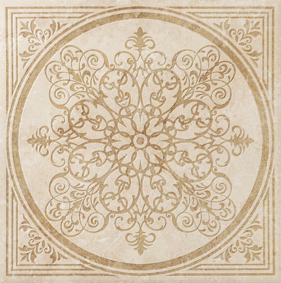Панно на пол NL-Stone Ivory Inserto Bloom 60х60 610080000145