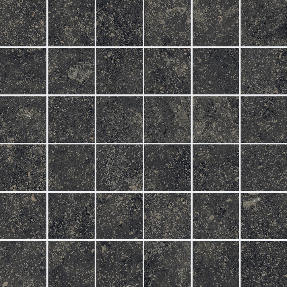 Мозаика напольная Italon Room Black Stone Mosaico 30x30 610110000426