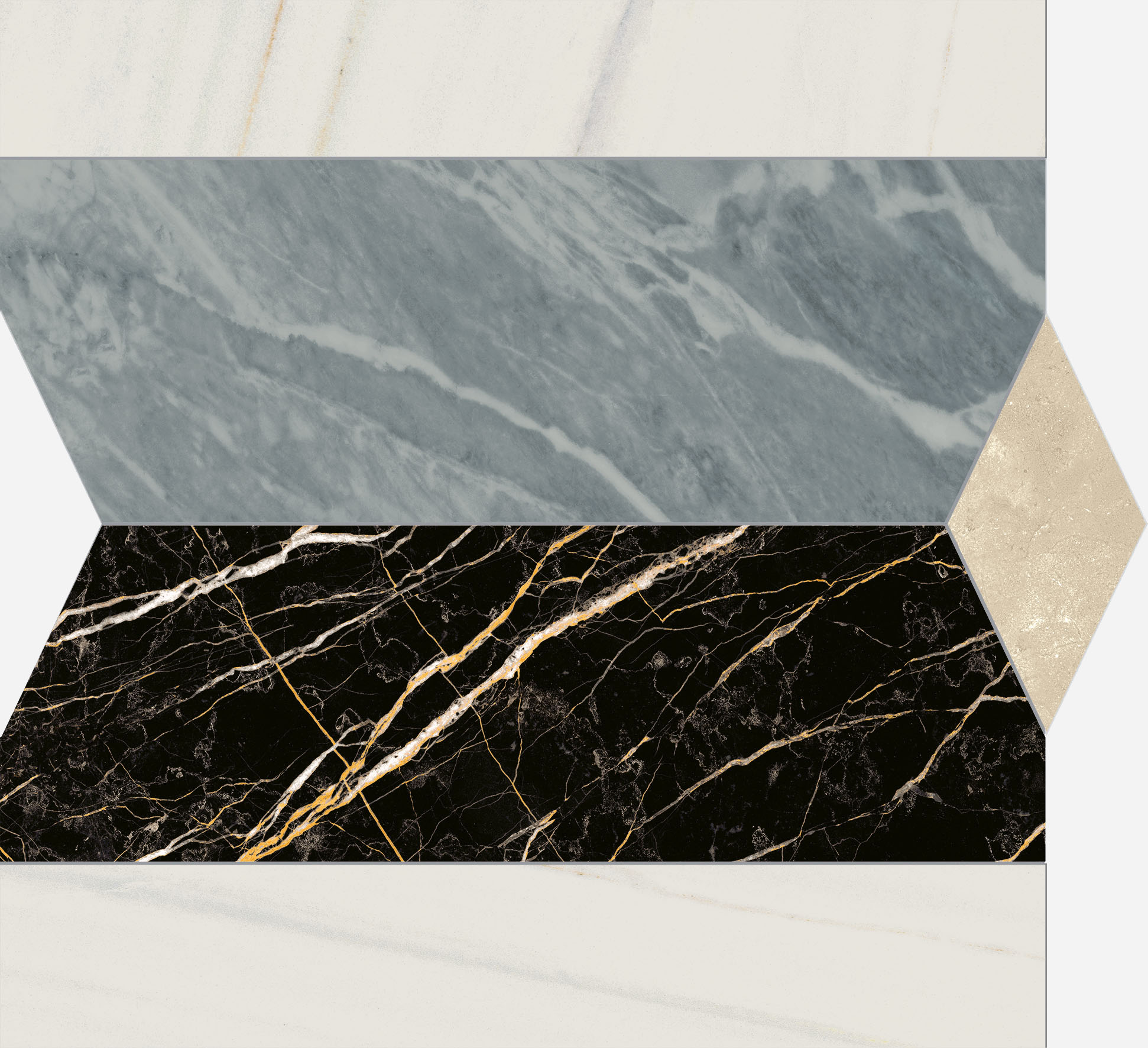 Декор напольный Italon Charme Extra Atlantic Intarsio Fascia Lux 59х59 620120000072