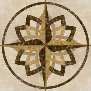 Керамогранит Italon Elite Cream Inserto Blossom Lux 118x118 610080000149