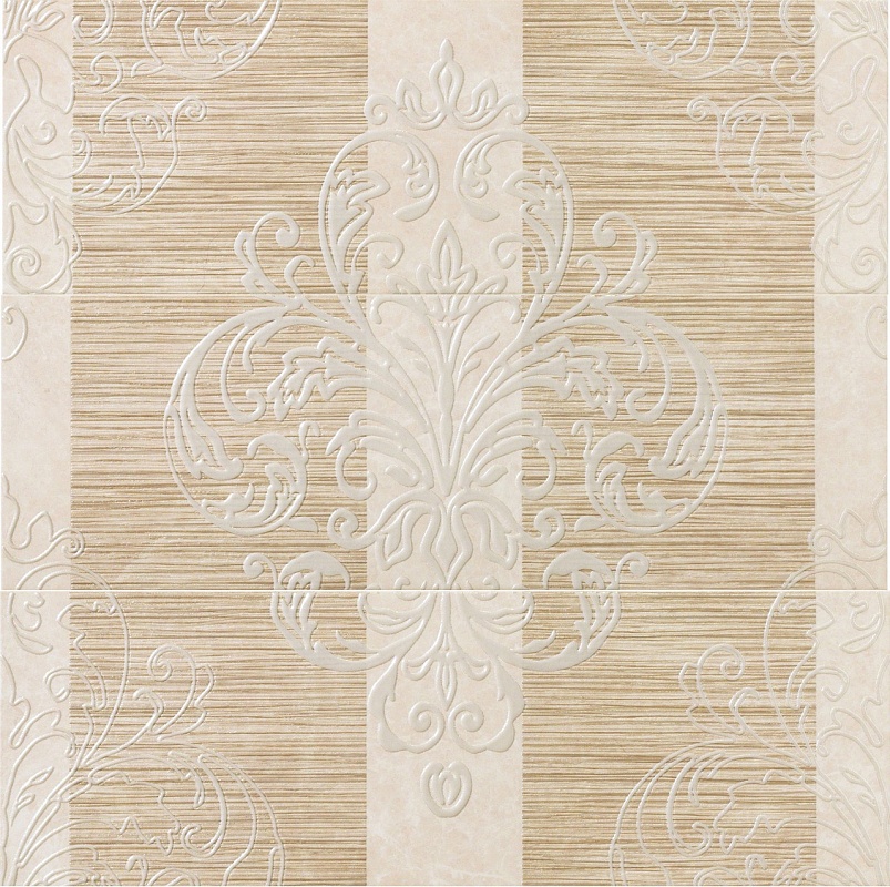 Панно настенное Italon Elite White Inserto Tresor (3 шт 25x75 см) 75x75 600080000220