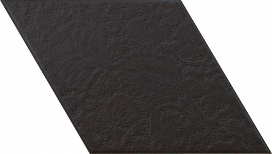 Напольная плитка / Керамогранит EQUIPE RHOMBUS Black 14x24 см 21295
