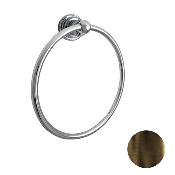 Полотенцедержатель кольцо, цвет: тёмная бронза Nicolazzi Accessori 1485DB
