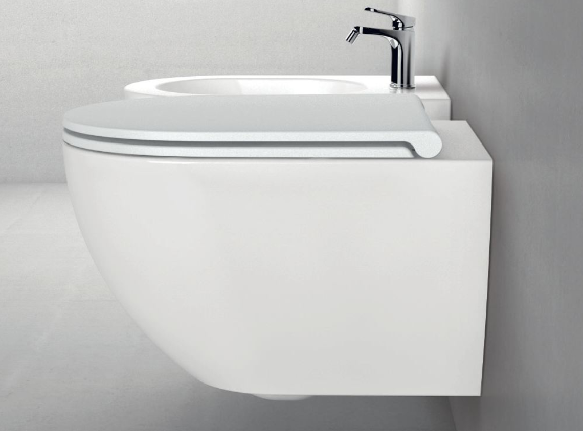 Унитаз подвесной 51,5x36см, цвет белый AZZURRA COMODA COM 100/SOSP bi