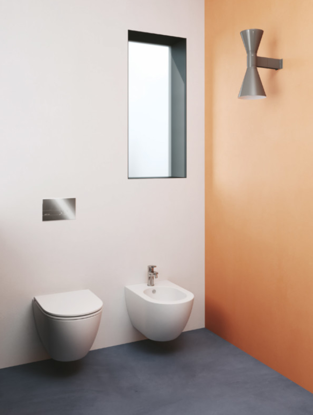 Унитаз подвесной 51,5x36см, цвет белый AZZURRA COMODA COM 100/SOSP bi