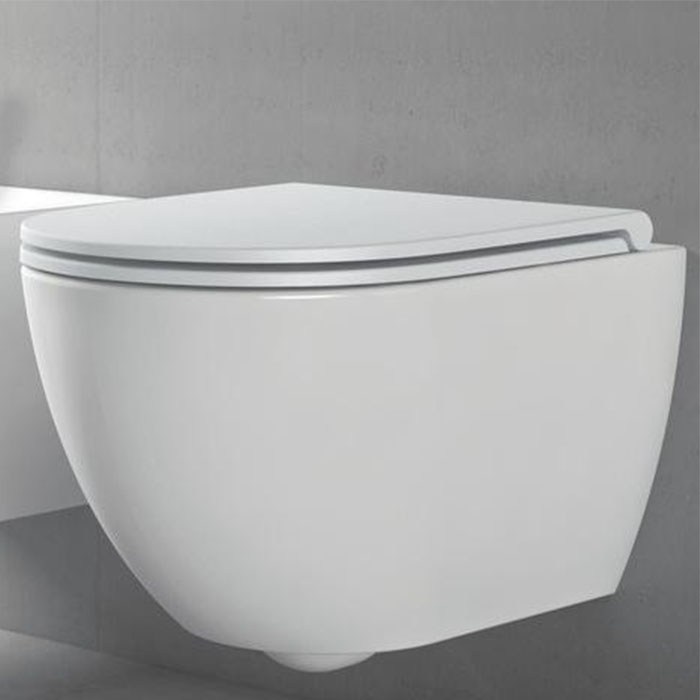 Унитаз подвесной 51,5x36см, цвет белый AZZURRA COMODA COM 100/SOSP bi