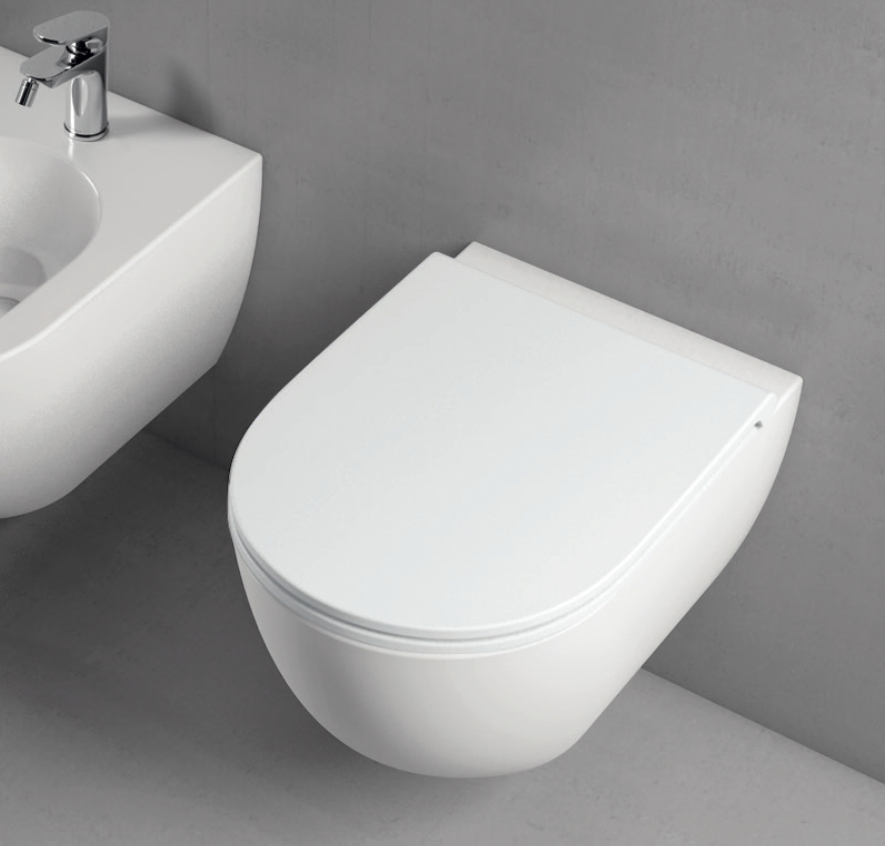 Унитаз подвесной 51,5x36см, цвет белый AZZURRA COMODA COM 100/SOSP bi